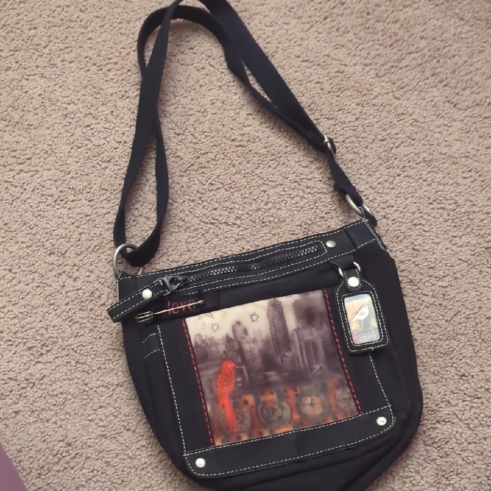Stylish Black Crossbody Bag